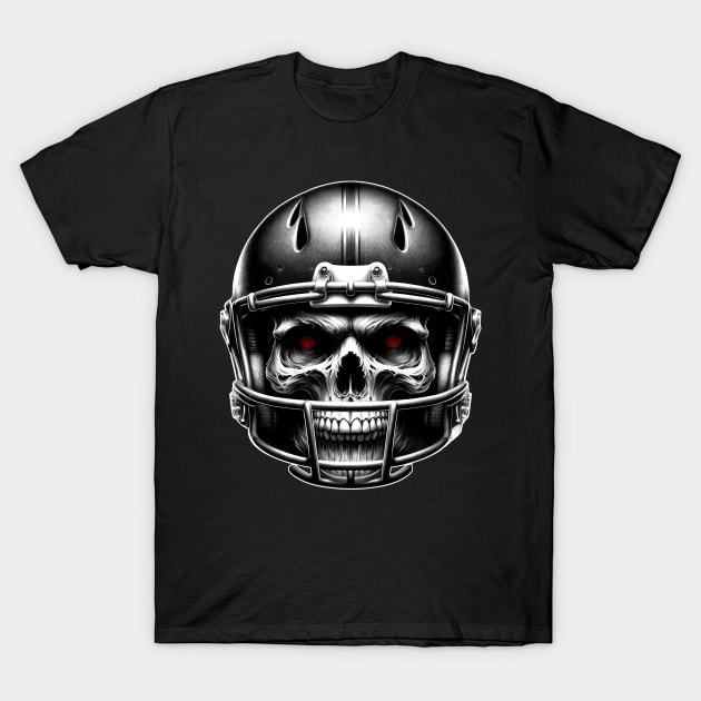 Endzone Phantom: Eerie Sportsmanship T-Shirt by crazytshirtstore